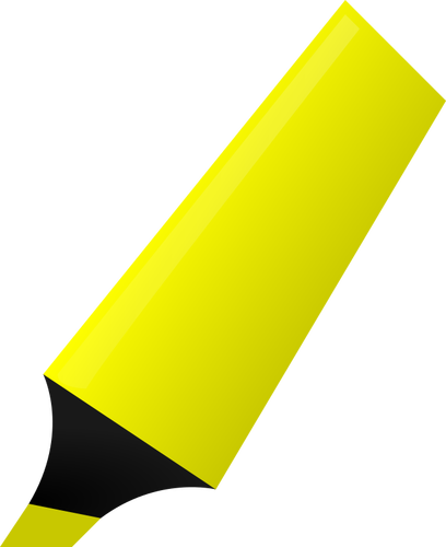 Of Yellow Highlighter Clipart