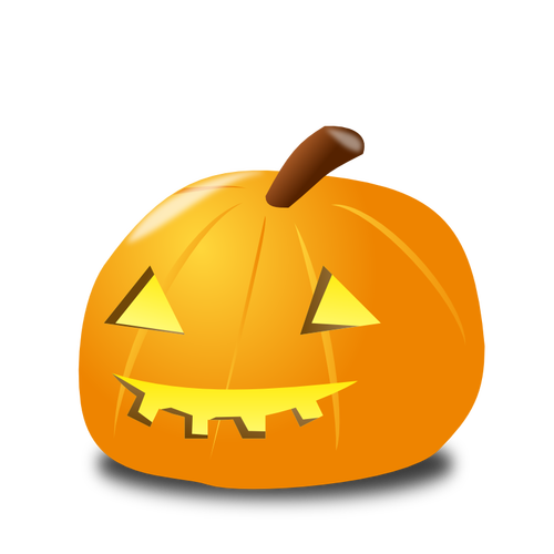 Halloween Pumpkin With Light Clipart