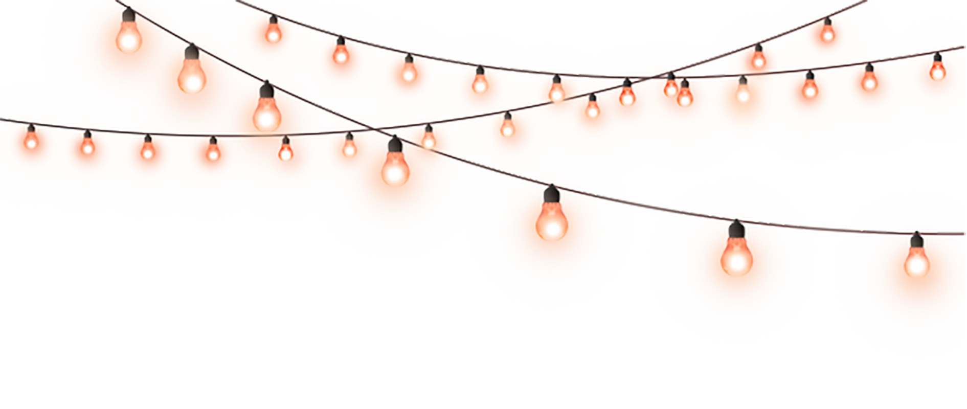 Decorative Light Lamp String PNG Free Photo Clipart