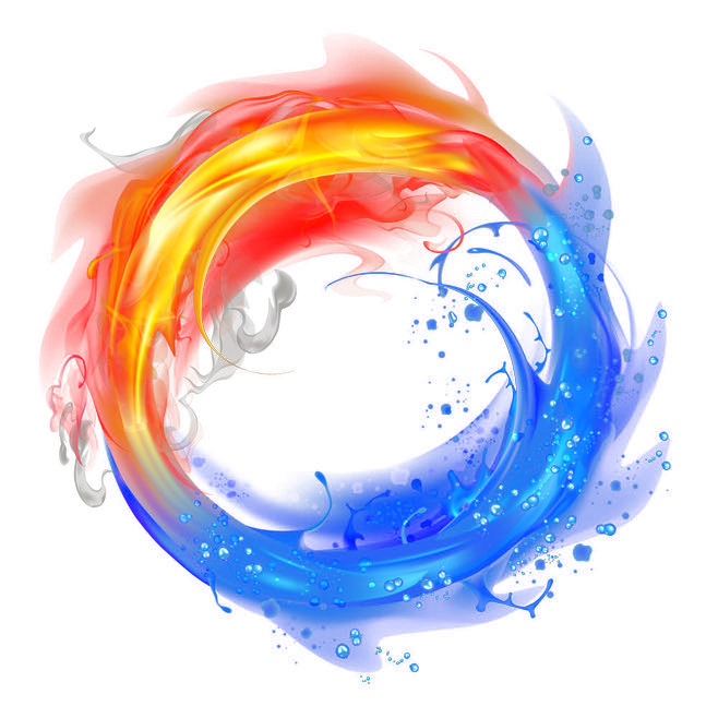 Fire Light And Flame Ice Free PNG HQ Clipart