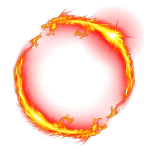Fire Ring Dragon Flame Icon Download Free Image Clipart