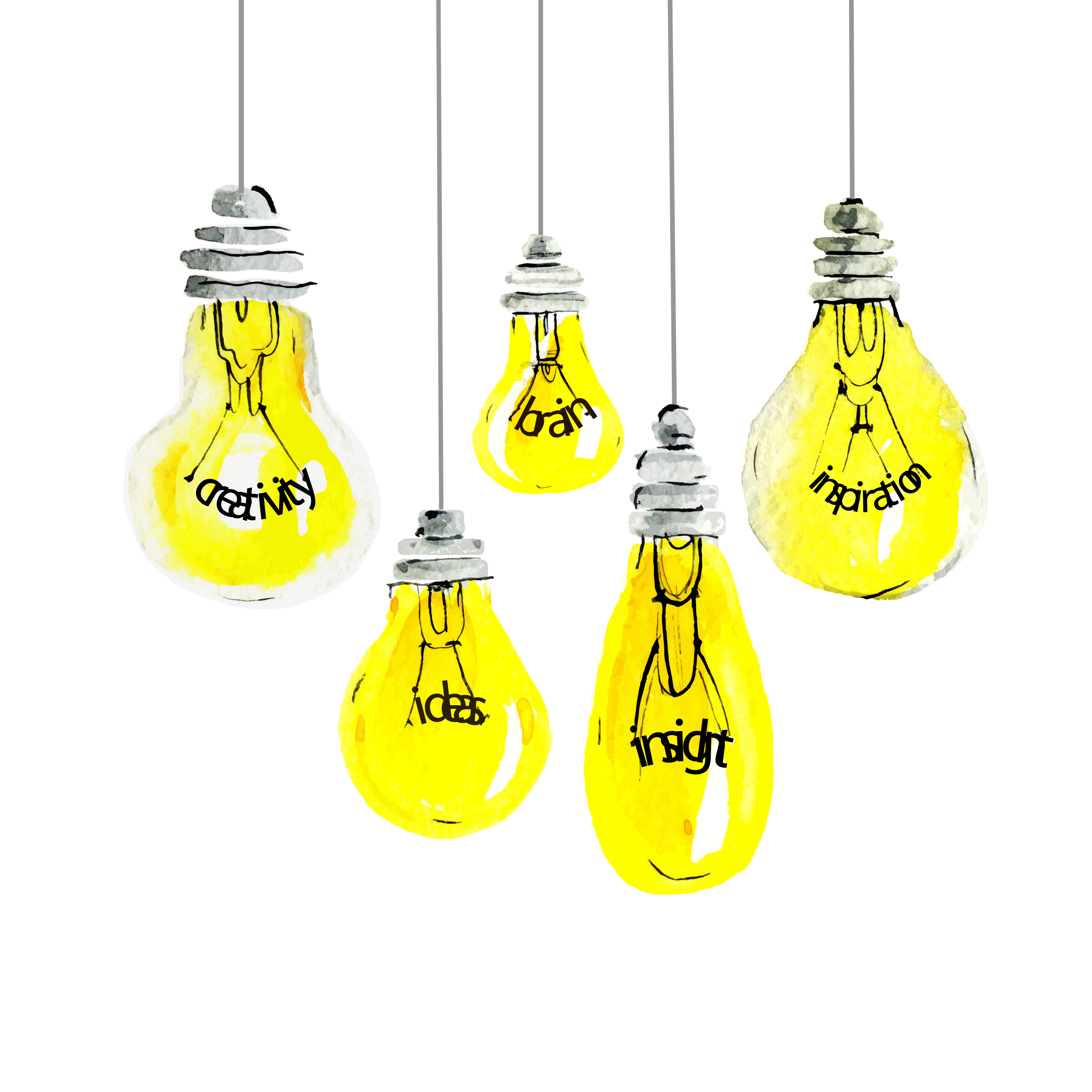 Light Lamp Incandescent Yellow Bulb PNG Image High Quality Clipart