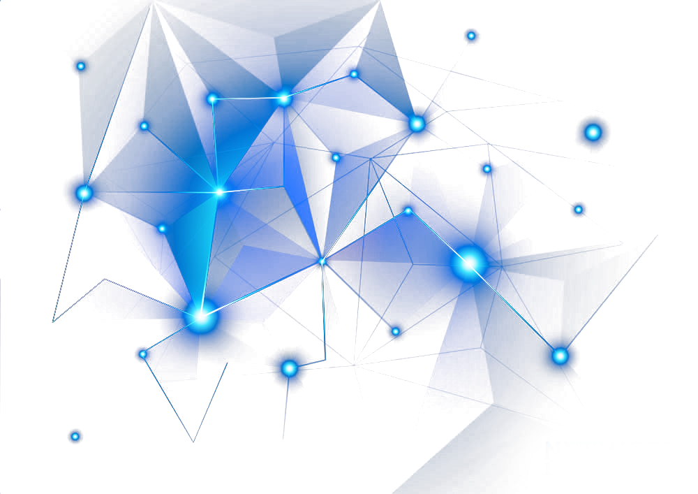 Blue And Map Light Connection Translucency Transparency Clipart