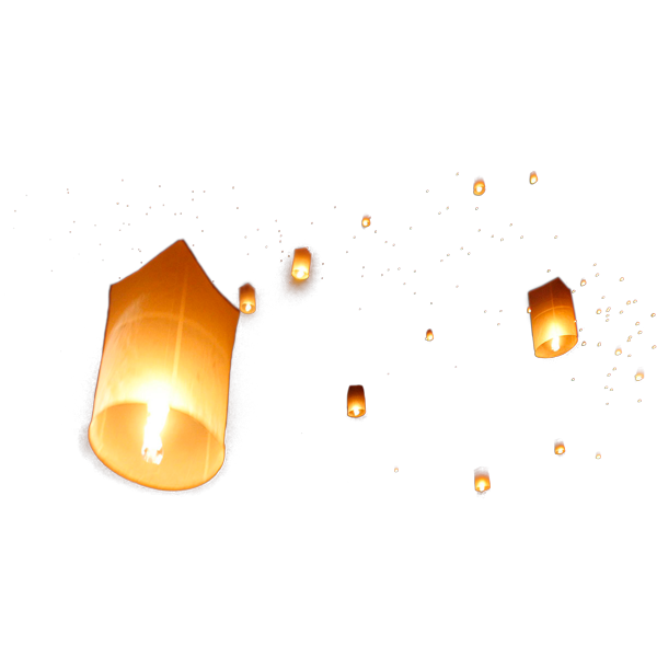Festival Light Mid-Autumn Sky Lights Hole Lantern Clipart