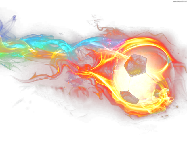 Ball Fire Wallpaper Neon Lighting Soccer Clipart
