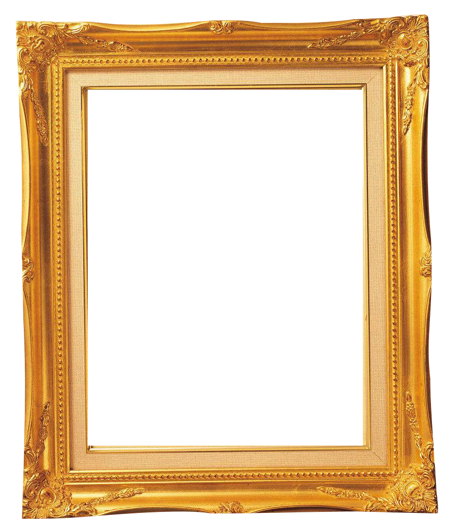 Picture Frame Square Golden Light Download HD PNG Clipart