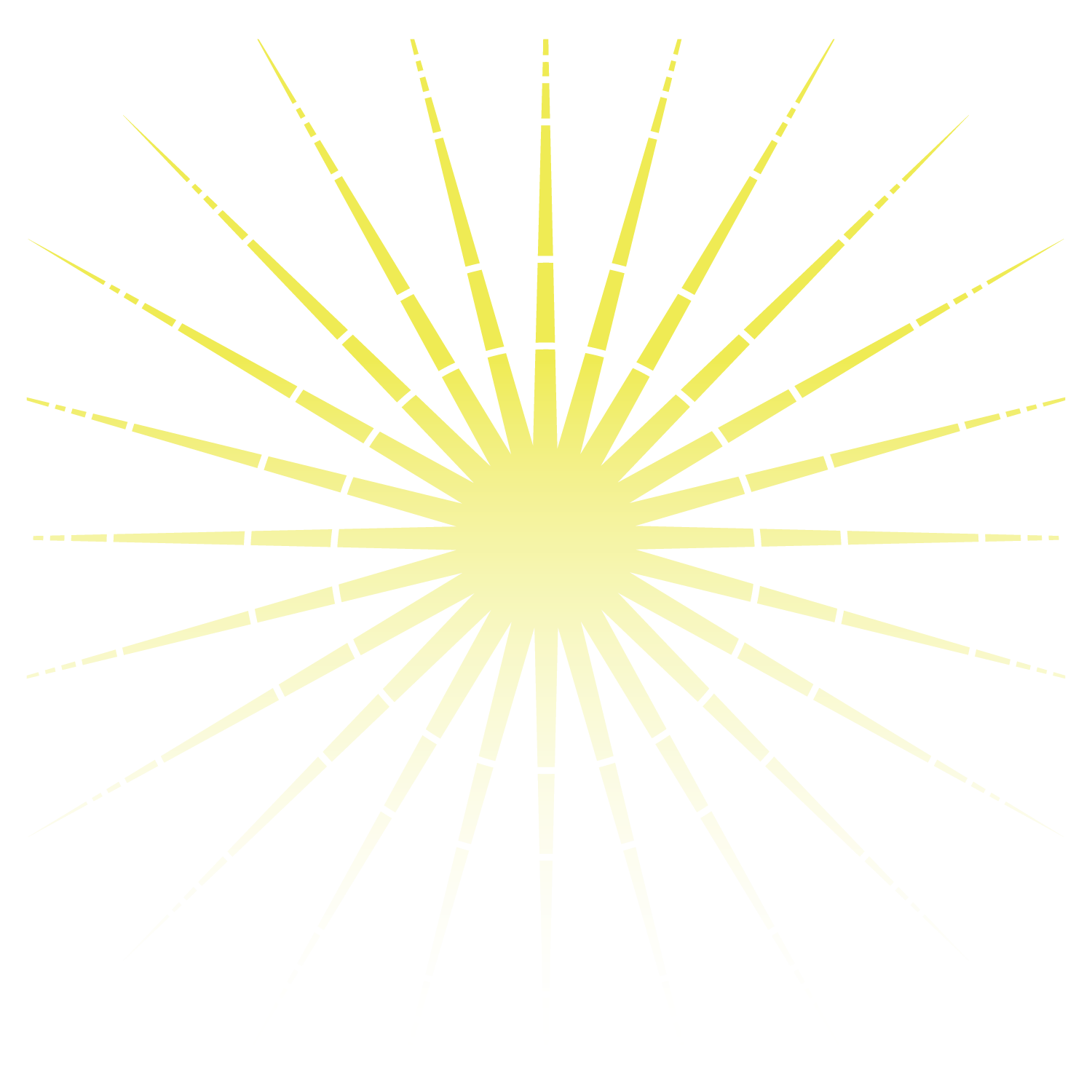 Rays Gold Light Yellow Facula Vector Sun Clipart