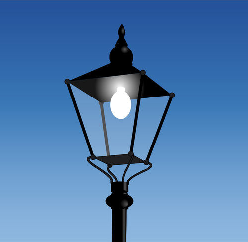 Of Old Style Street Light Clipart