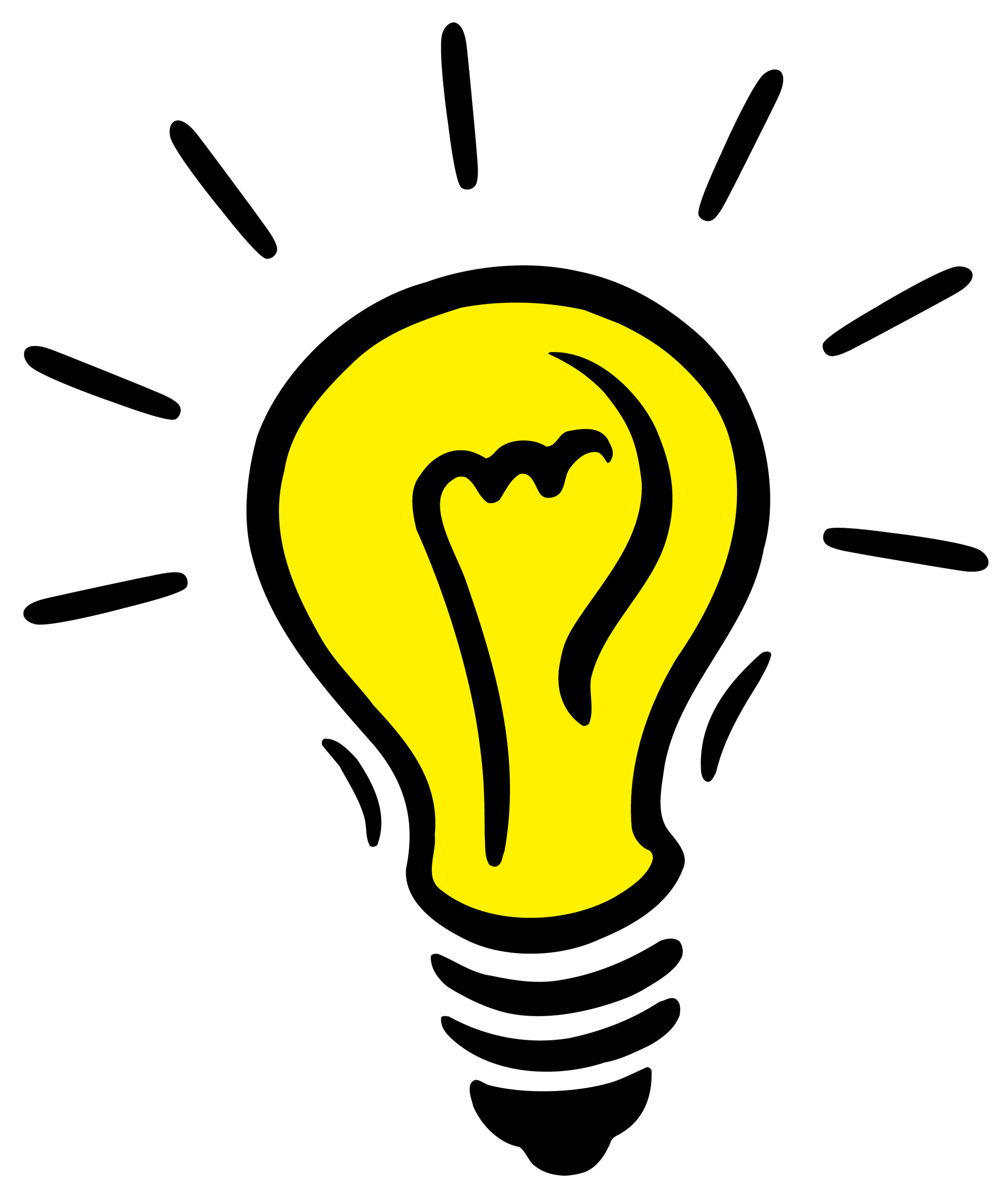 Thinking Light Bulb Images Image Png Clipart