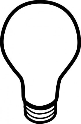 Clip Art Light Bulb Vector For Download Clipart