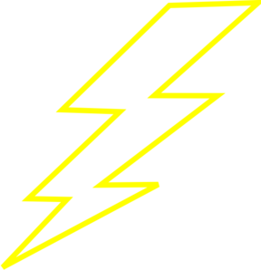 Lightning Bolt At Clker Vector Free Download Png Clipart