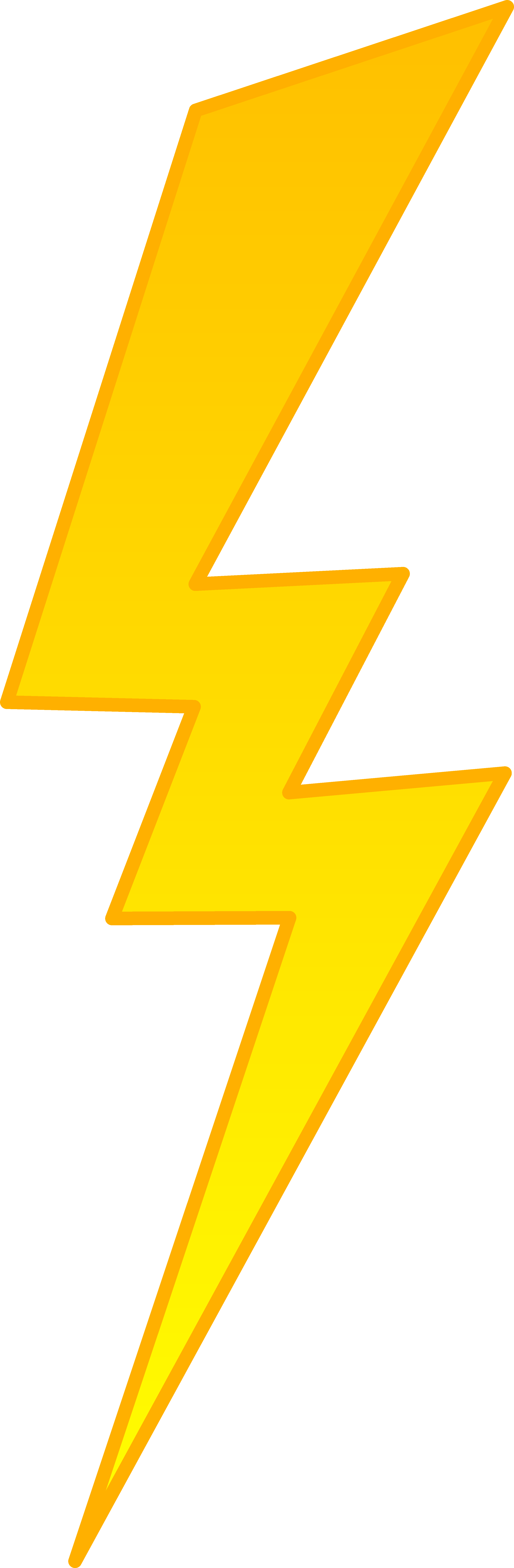 Golden Lightning Bolt Symbol Free Download Clipart
