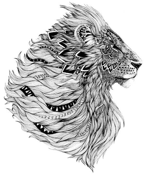 Tattoo Lion Flash Sleeve Free Download Image Clipart