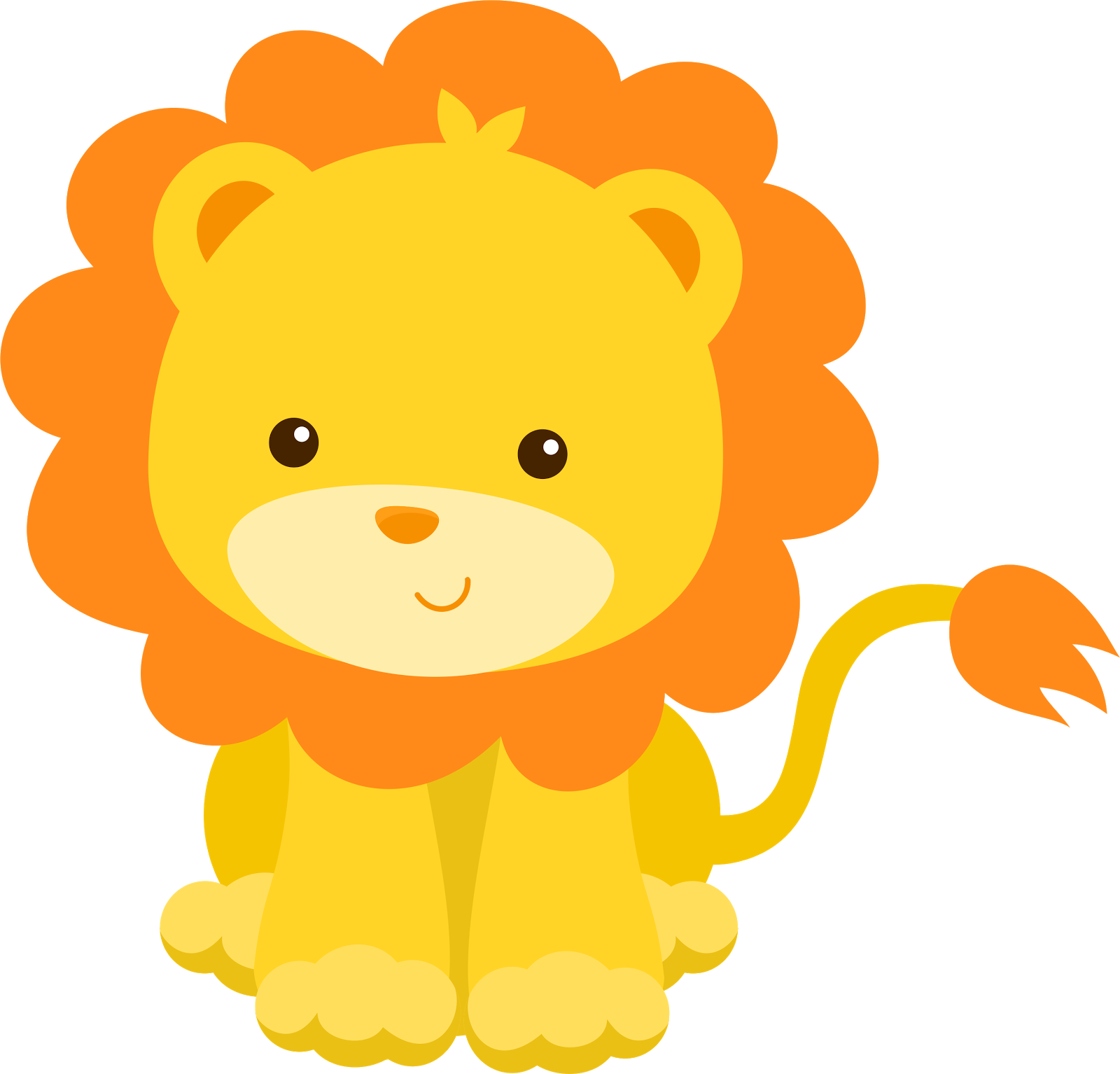 Infant Shower Lion Safari Child Baby Clipart