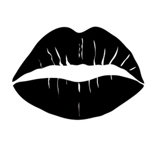 Kiss Lips Black And White Png Images Clipart