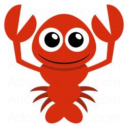 Cute Lobster From Adorabletoon Work Hd Image Clipart