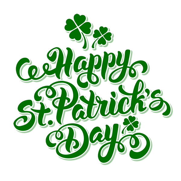 Lettering Calligraphy Patrick'S Saint Day Free Transparent Image HQ Clipart