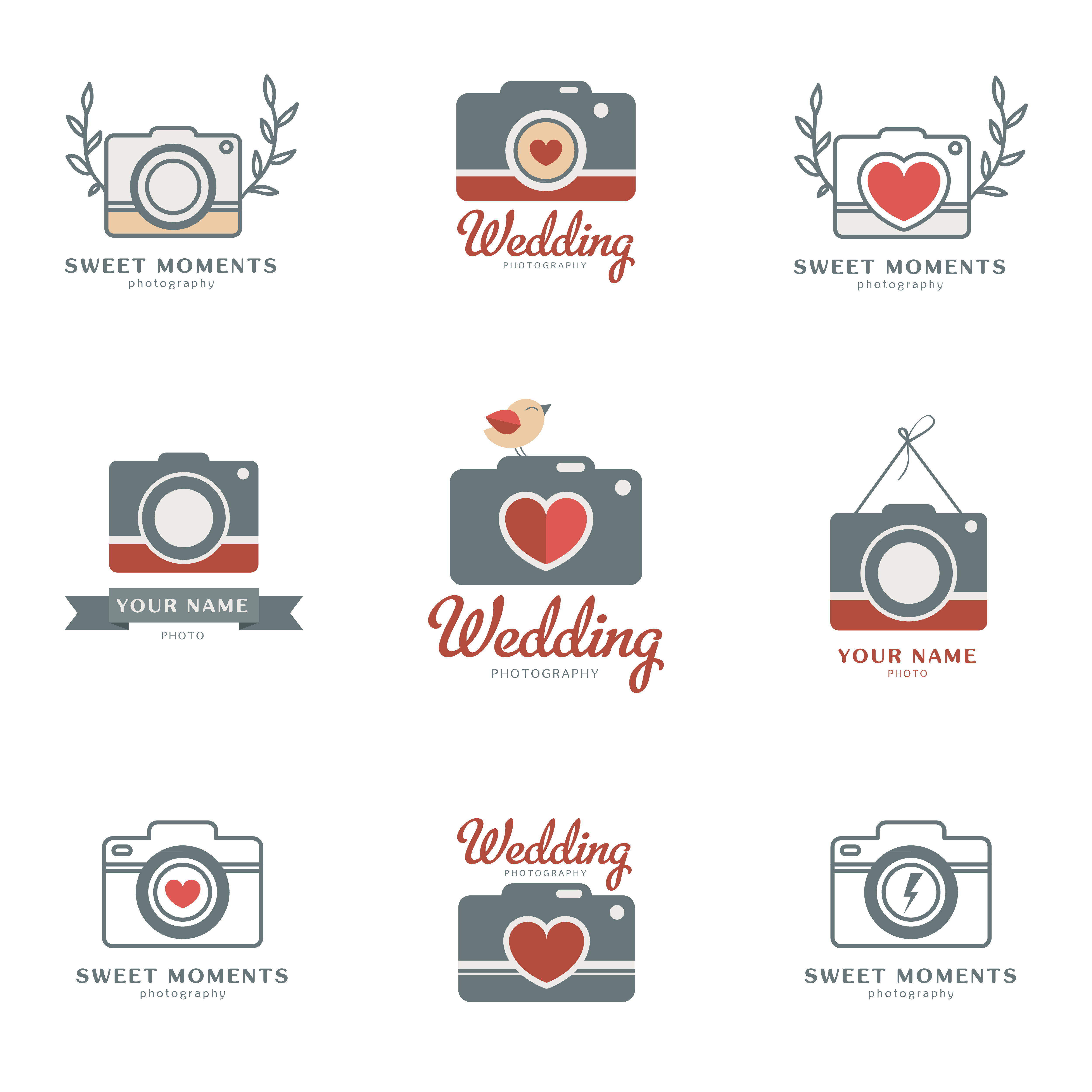 Logo Photography Camera Heart-Shaped Illustration HD Image Free PNG Clipart