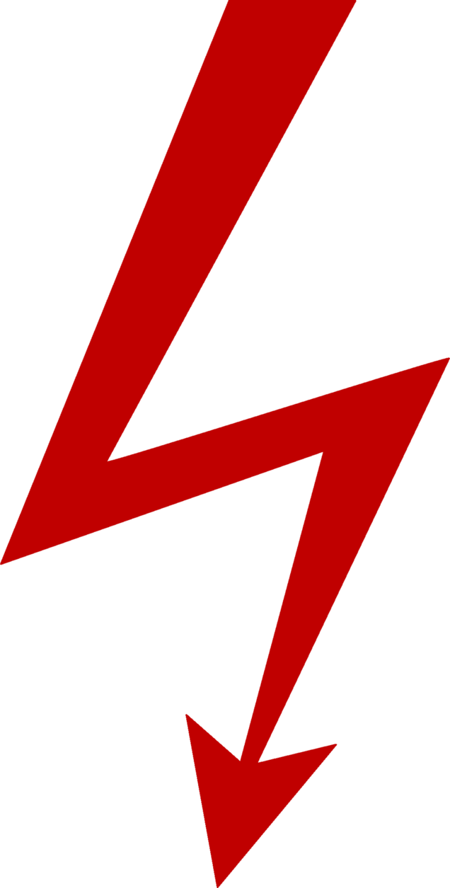 Electric Electricity Symbol High Potential Voltage Logo Clipart