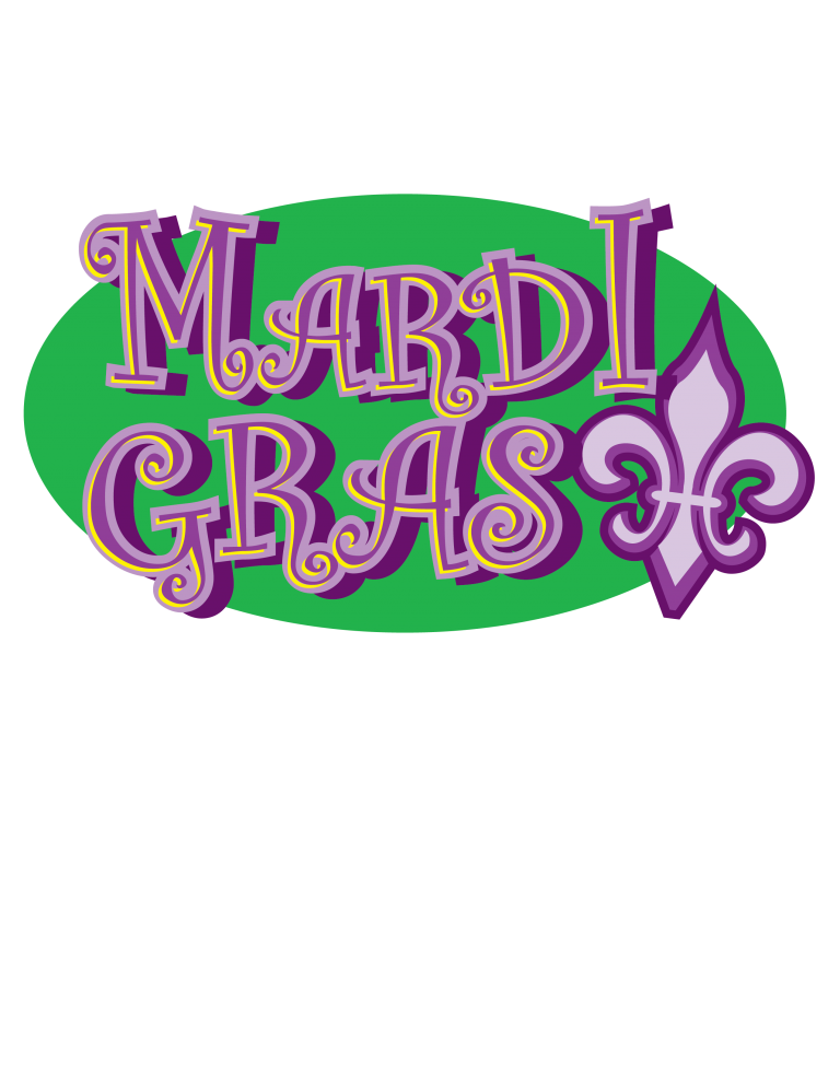 Mardi Mini Product Brand Gras Illustration Logo Clipart