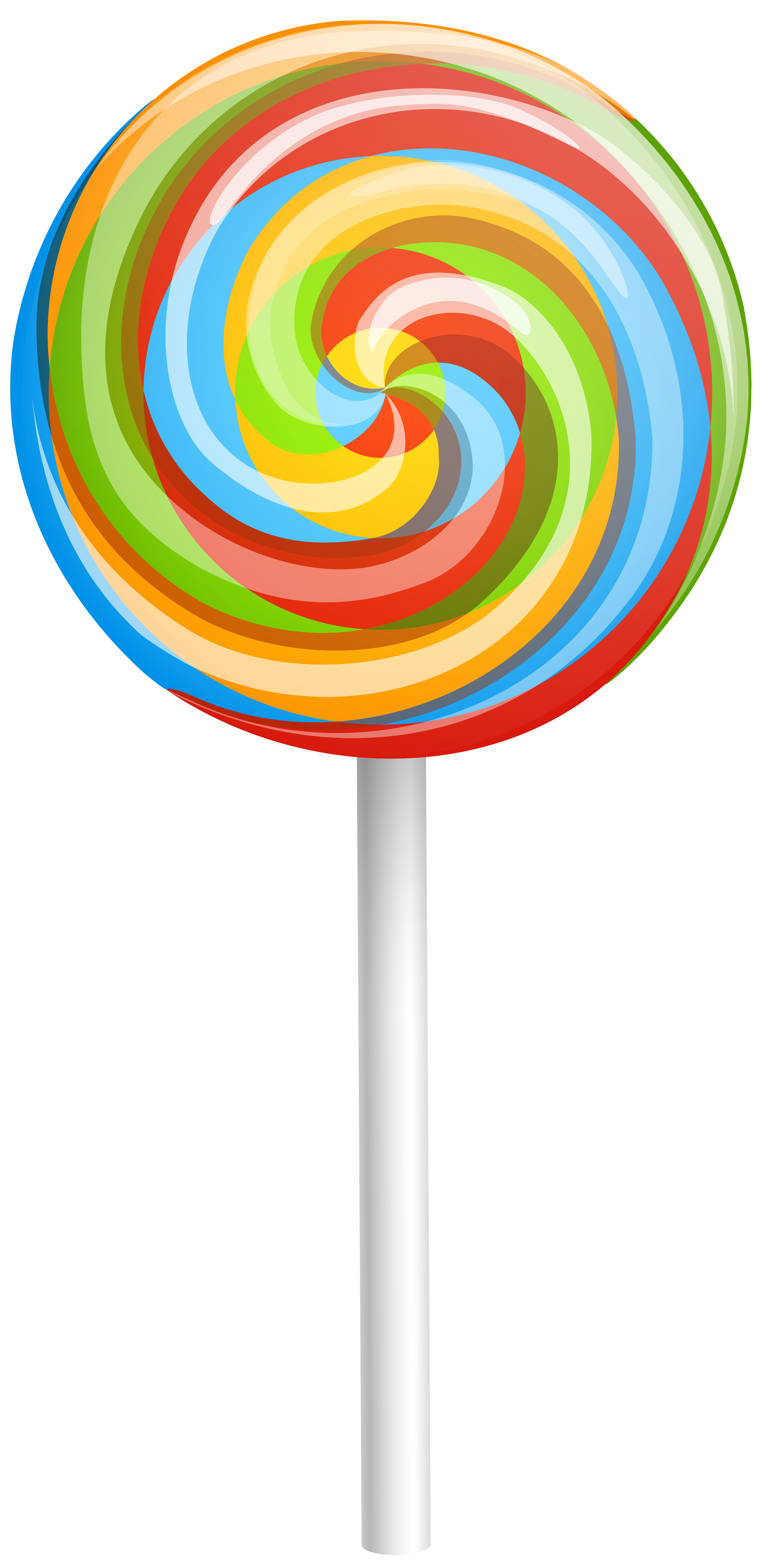Rainbow Swirl Lollipop Image Hd Photo Clipart