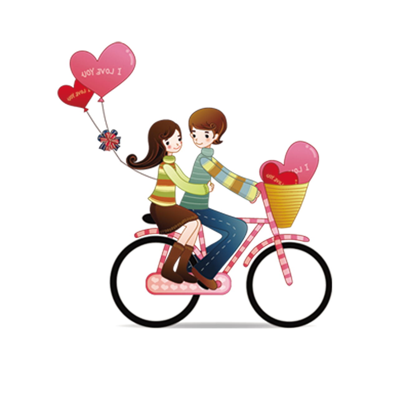 Romance Couple Love Cartoon Download HQ PNG Clipart