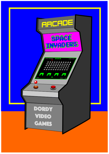 Arcade Video Games Machine Clipart