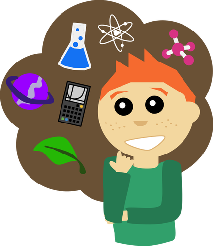 Science Kid Clipart