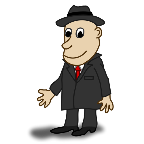 Businessman Comic Character Clipart