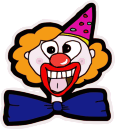 Happy Clown Face Clipart