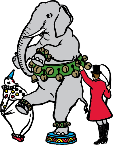 Of Circus Scene Clipart