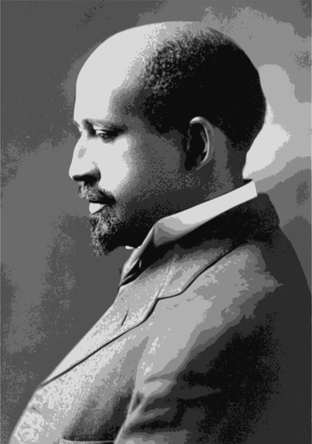 W. E. B. Du Bois Portrait Painging Clipart