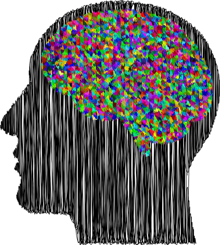Prismatic Man'S Brain Clipart