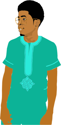 Young Black Mman Clipart