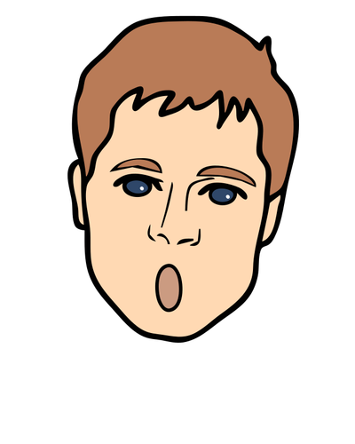 Shocked Man Clipart