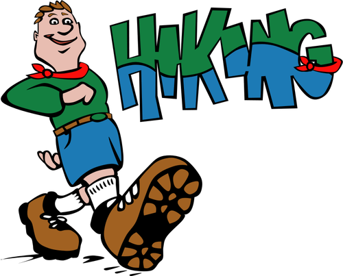 Hiking Man Clipart