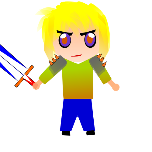 Angry Pc Game Character Clipart