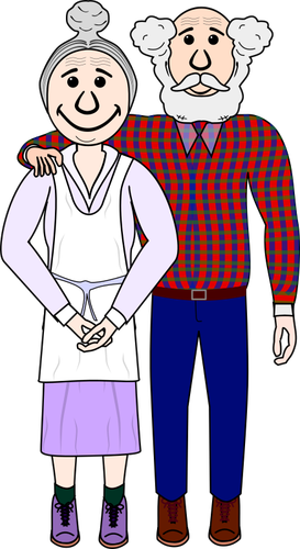 Old Couple Clipart