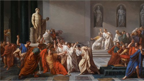 Assassination Of Julius Caesar Clipart