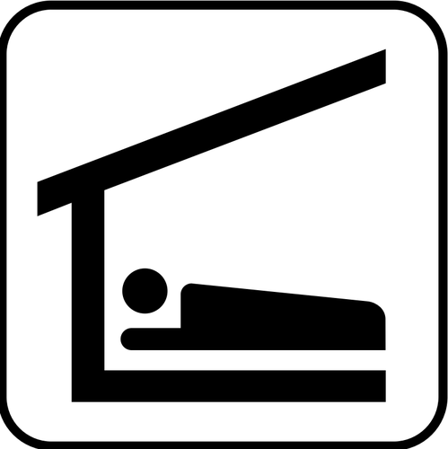 Us National Park Maps Pictogram For A Sleeping Shelter Clipart
