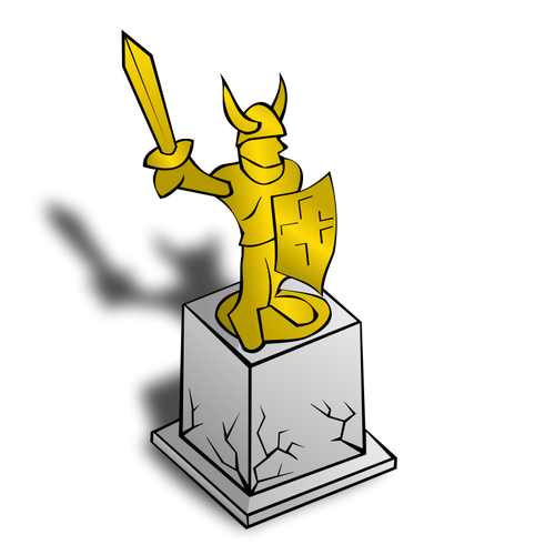 Statue Map Symbol Clipart