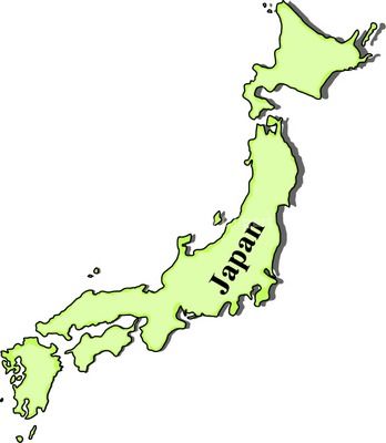 Japan Map Furthermore White Map Of United Clipart