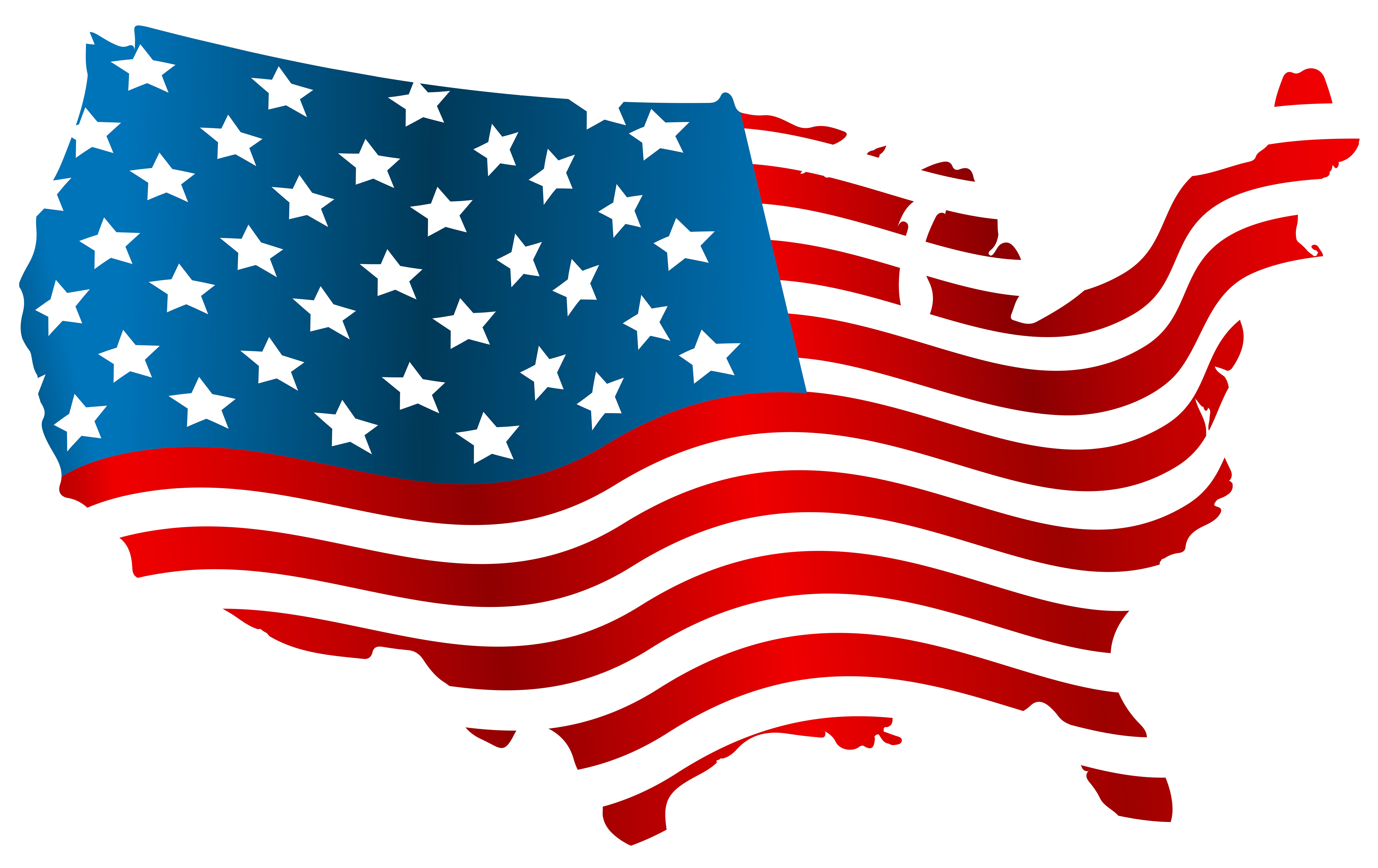 Map United Usa Of States Flag The Clipart