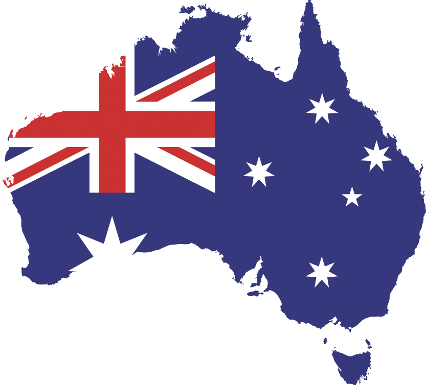 Of Flag Australia Map Free Transparent Image HD Clipart