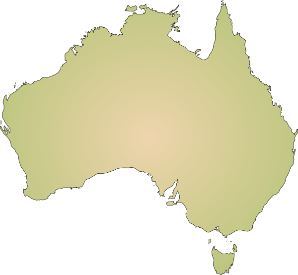 Of Map Australia Geography Free Clipart HQ Clipart
