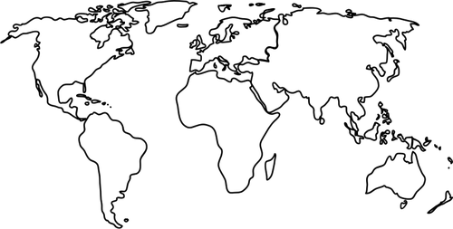 Of Map Of The World Clipart