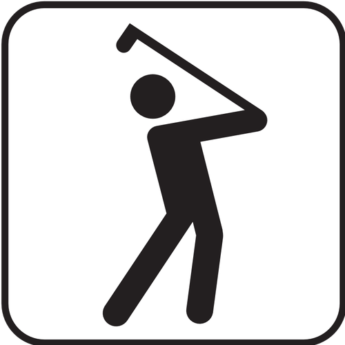Us National Park Maps Pictogram For A Golf Playing Field Clipart