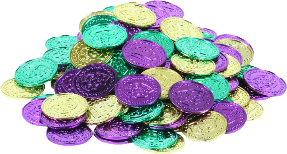 Mardi Orleans Beads Doubloon Gras In Bead Clipart