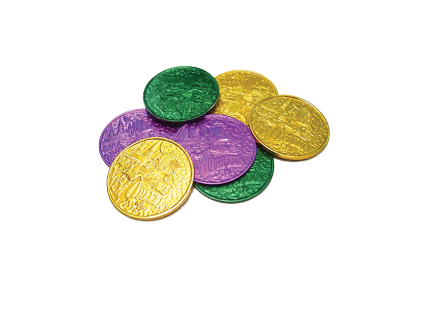Mardi Orleans Coins Gras Multicolored In Carencro Clipart