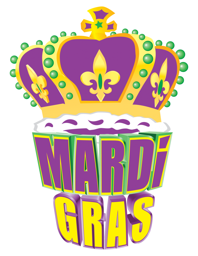 Mardi Orleans Gras Content Band In Clipart